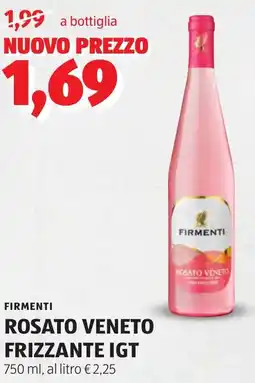 ALDI Firmenti rosato veneto frizzante IGT offerta