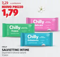 ALDI Chilly salviettine intime offerta