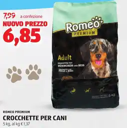 ALDI Romeo premium crocchette per cani offerta