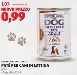 ALDI Special dog excellence patè per cani in lattina offerta