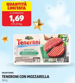 ALDI Granterre teneroni con mozzarella offerta