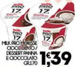 Enne Market Milk promousse coceolato/ dessert panna ecioccolato offerta