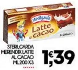 Enne Market Sterilgarda merendix latte al cacao offerta