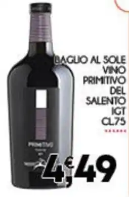 Enne Market Baglio al sole vino primitivo del salento IGT offerta