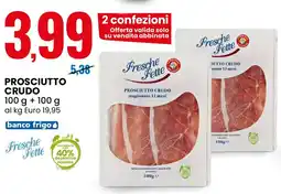 Eurospin Fresche fette prosciutto crudo offerta