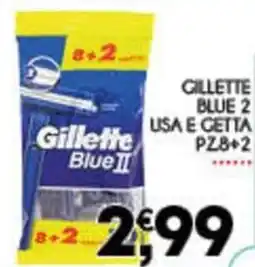 Enne Market Gillette blue 2 USA e getta pz8+2 offerta