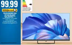 Eurospin TELEVISORE LED 32 HD READY 'MAJESTIC' offerta