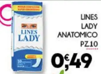 Lines lady anatomico pz10