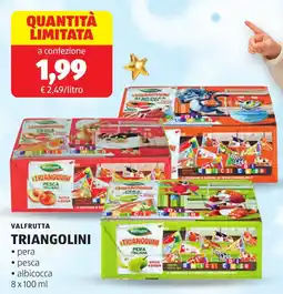 ALDI Valfrutta triangolini offerta