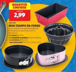 ALDI Crofton mini stampo da forno offerta