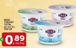 Extra Supermercati Fage yogurt total 0%/2%/5% offerta