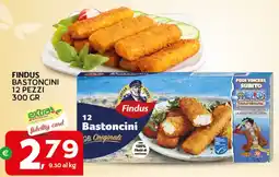 Extra Supermercati Findus bastoncini offerta