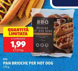 ALDI BBQ Pan brioche per hot dog offerta