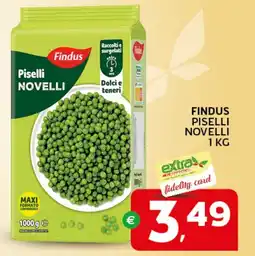 Extra Supermercati Findus piselli novelli offerta