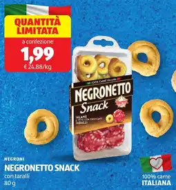 ALDI Negroni negronetto snack offerta