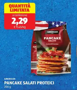 ALDI American pancake salati proteici offerta