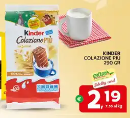 Extra Supermercati Kinder colazione più offerta