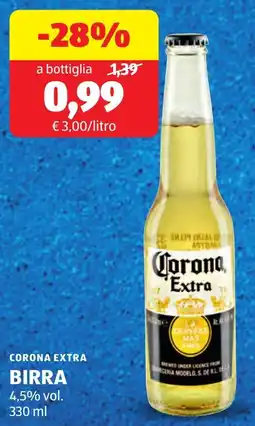 ALDI Corona extra birra offerta