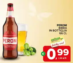 Extra Supermercati Peroni birra in bottiglia offerta