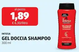 ALDI Intesa gel doccia shampoo offerta