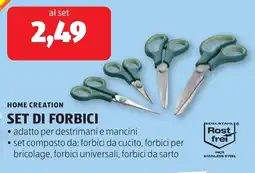 ALDI Home creation set di forbici offerta