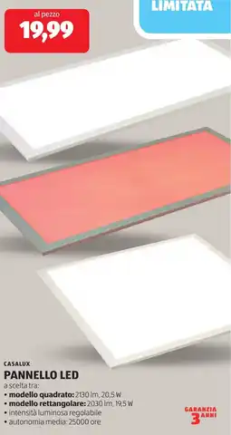 ALDI Casalux pannello LED offerta