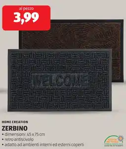 ALDI Home creation zerbino offerta
