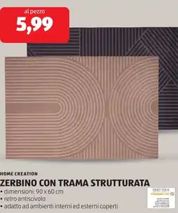ALDI Home creation zerbino con trama strutturata offerta