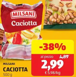 ALDI MILSANI Caciotta offerta