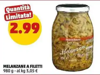 PENNY Melanzane a filetti offerta