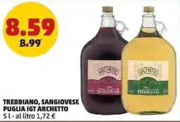 PENNY Trebbiano, sangiovese puglia IGT ARCHETTO offerta