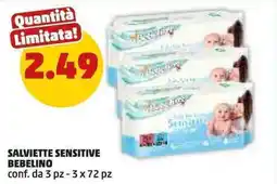 PENNY Salviette sensitive BEBELINO offerta