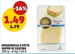 PENNY Mozzarella a fette SAPOR DI CASCINA offerta