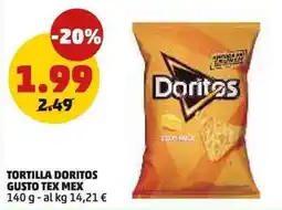 PENNY Tortilla doritos gusto tex mex offerta