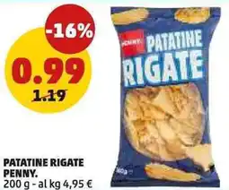 PENNY Patatine rigate PENNY. offerta