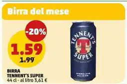 PENNY Birra TENNENT'S SUPER offerta