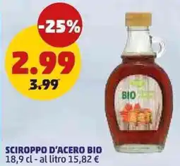 PENNY Sciroppo D'ACERO BIO offerta