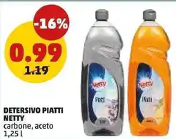 PENNY Detersivo piatti NETTY offerta