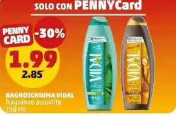 PENNY Bagnoschiuma VIDAL offerta