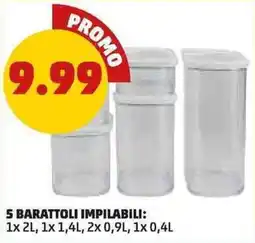 PENNY 5 barattoli impilabili offerta