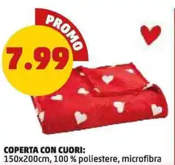 PENNY Coperta con cuori offerta