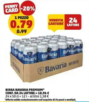 PENNY Birra bavaria premium offerta