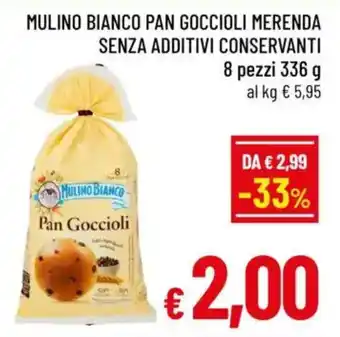 Mulino bianco pan goccioli merenda senza additivi conservanti
