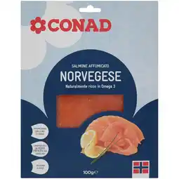Spazio Conad SALMONE AFFUMICATO NORVEGESE CONAD offerta