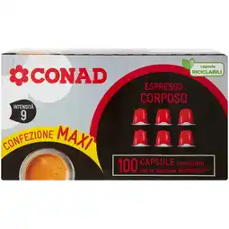 Spazio Conad CAFFÈ ESPRESSO CORPOSO CONAD offerta
