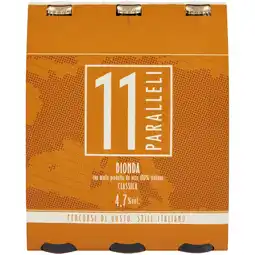 Spazio Conad BIRRA BIONDA 11 PARALLELI offerta