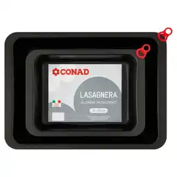 Spazio Conad SET 2 LASAGNERE CONAD offerta