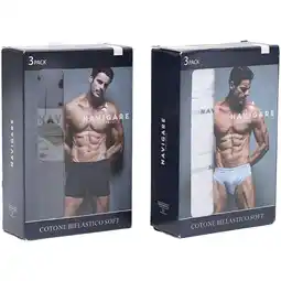 Spazio Conad 3 BOXER O 3 SLIP LINEA BLACK NAVIGARE offerta