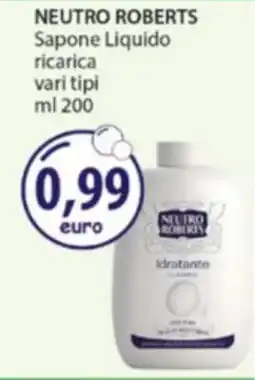 Acqua & Sapone NEUTRO ROBERTS Sapone Liquido ricarica offerta
