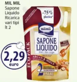Acqua & Sapone MIL MIL Sapone Liquido Ricarica offerta